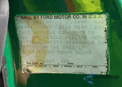 1973 Ford Bronco from USA, damaged, VIN 00000025375719662